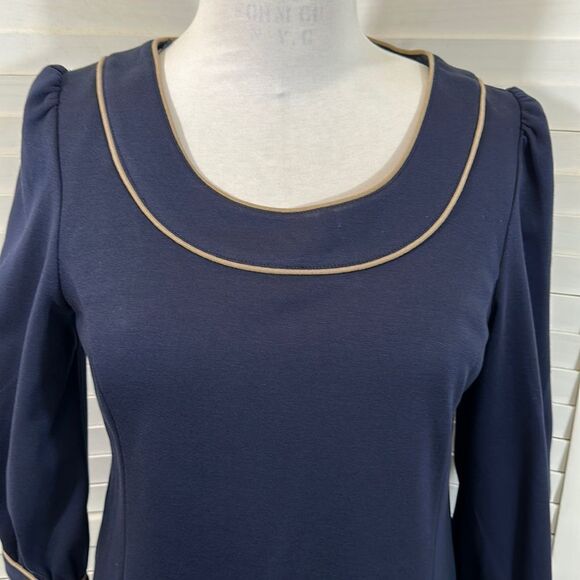 Next Navy Blue Dress Size10 (UK 14) Retro Style Shift - Picture 4 of 14